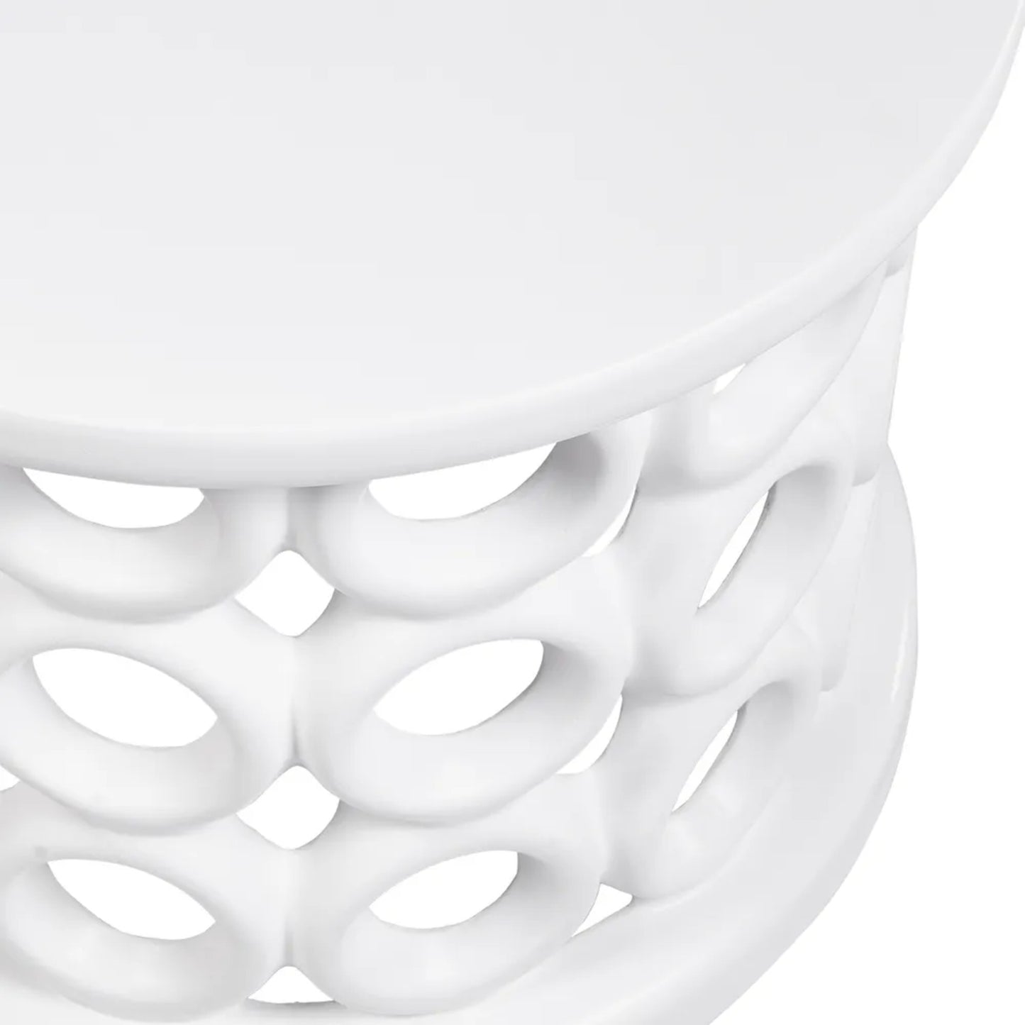 Bilgola Concrete Side Table - White