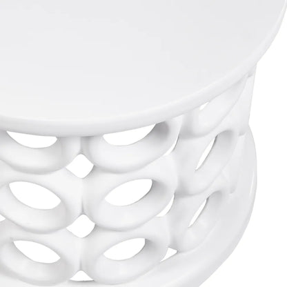 Bilgola Concrete Side Table - White