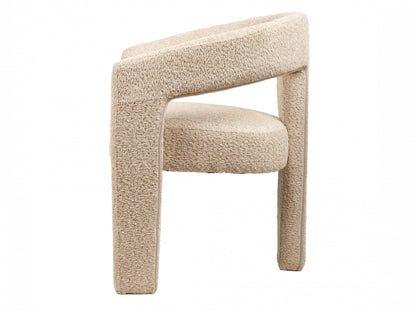 Bordeaux Boucle Fabric Occasional Armchair