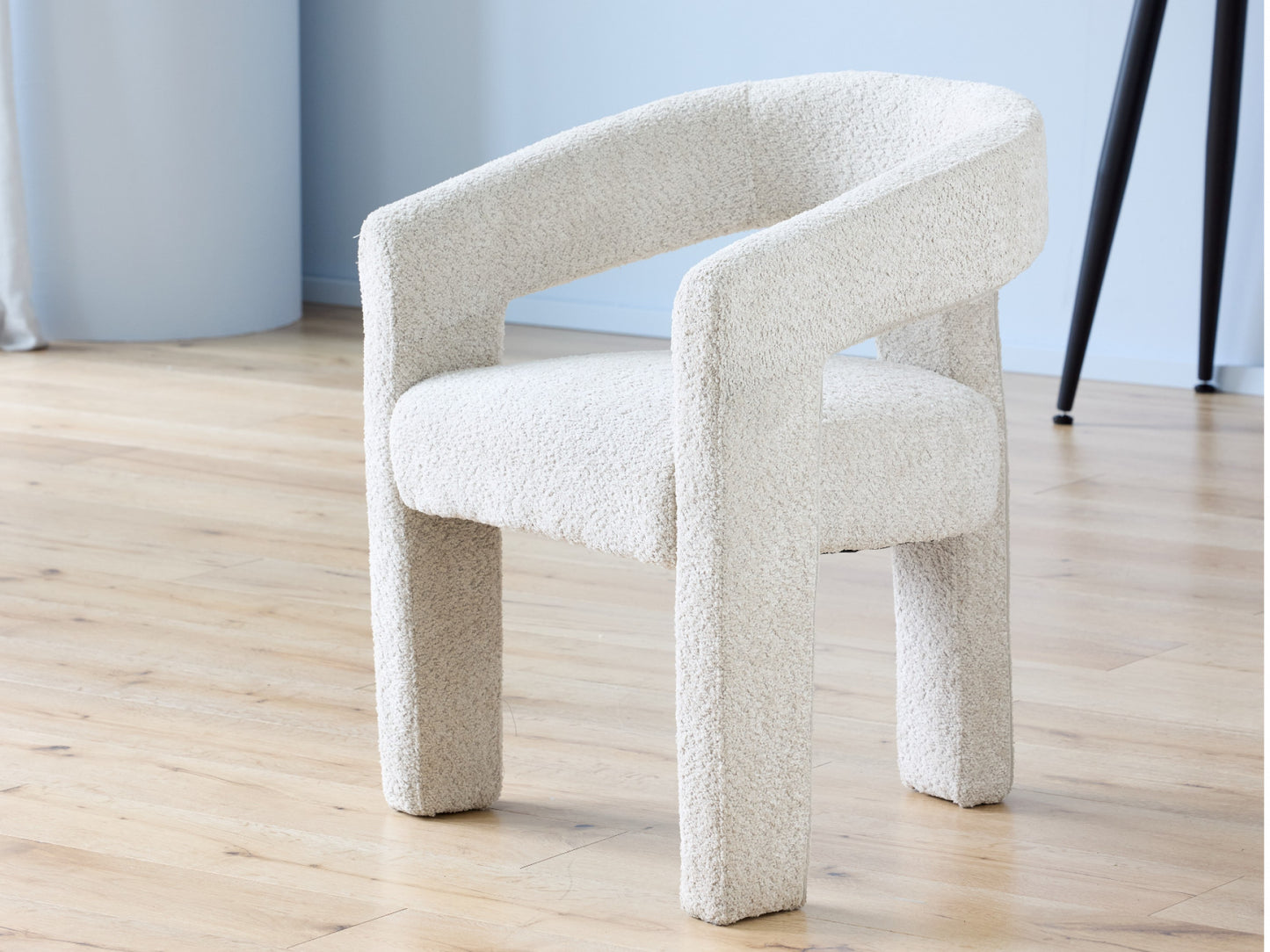 Bordeaux Boucle Fabric Occasional Armchair