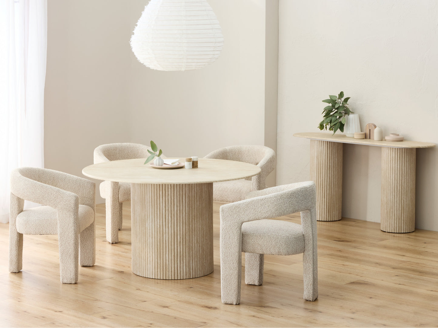 Bordeaux Boucle Fabric Occasional Armchair