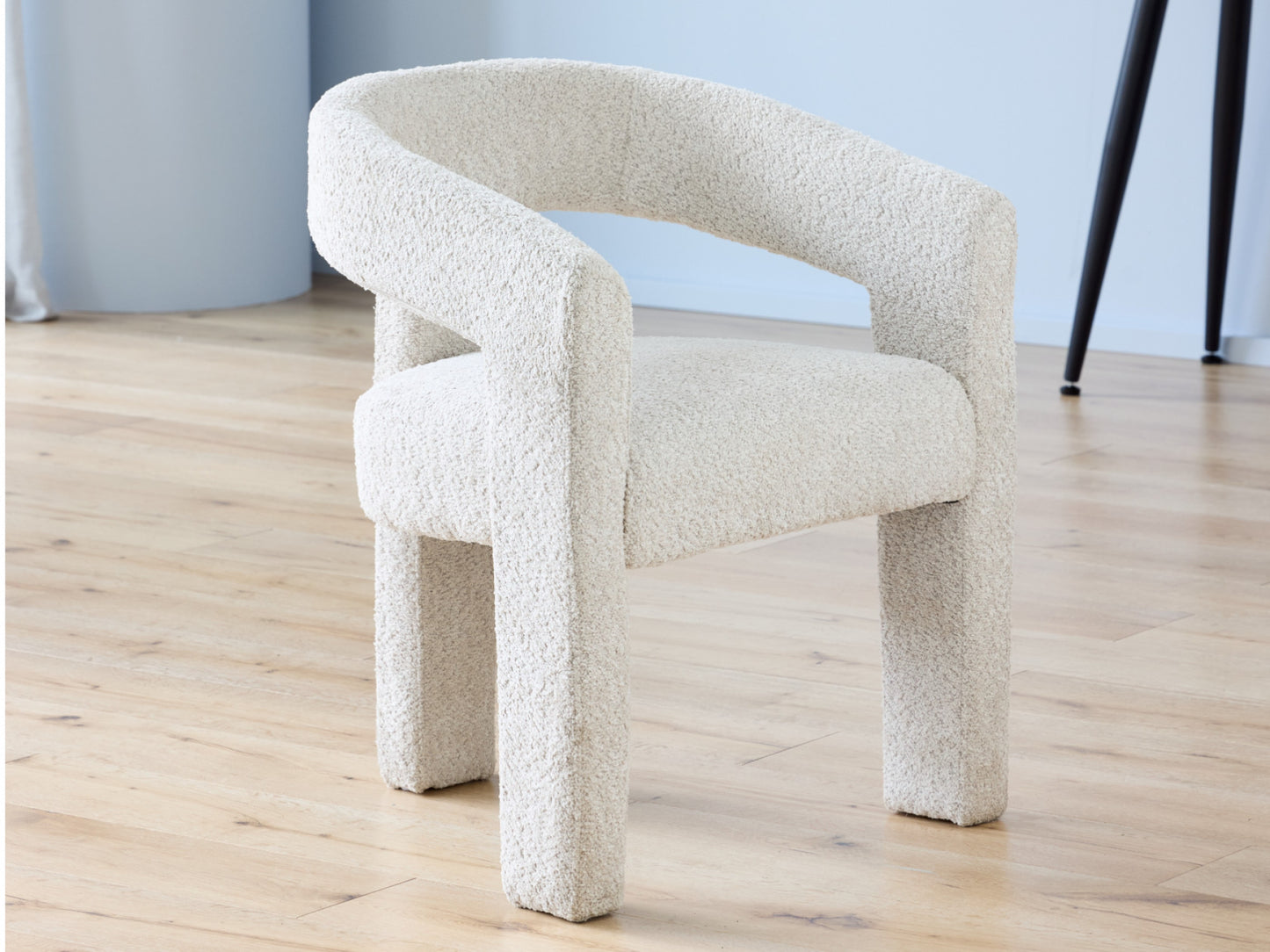 Bordeaux Boucle Fabric Occasional Armchair