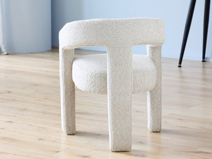 Bordeaux Boucle Fabric Occasional Armchair