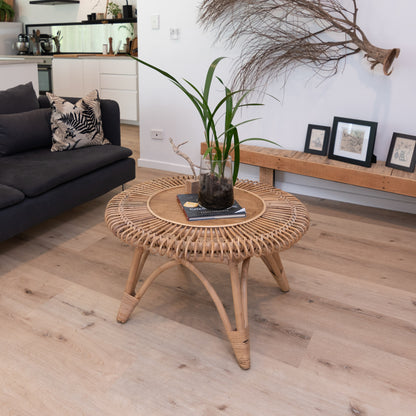 Cancun 77 cm Round Rattan Coffee Table