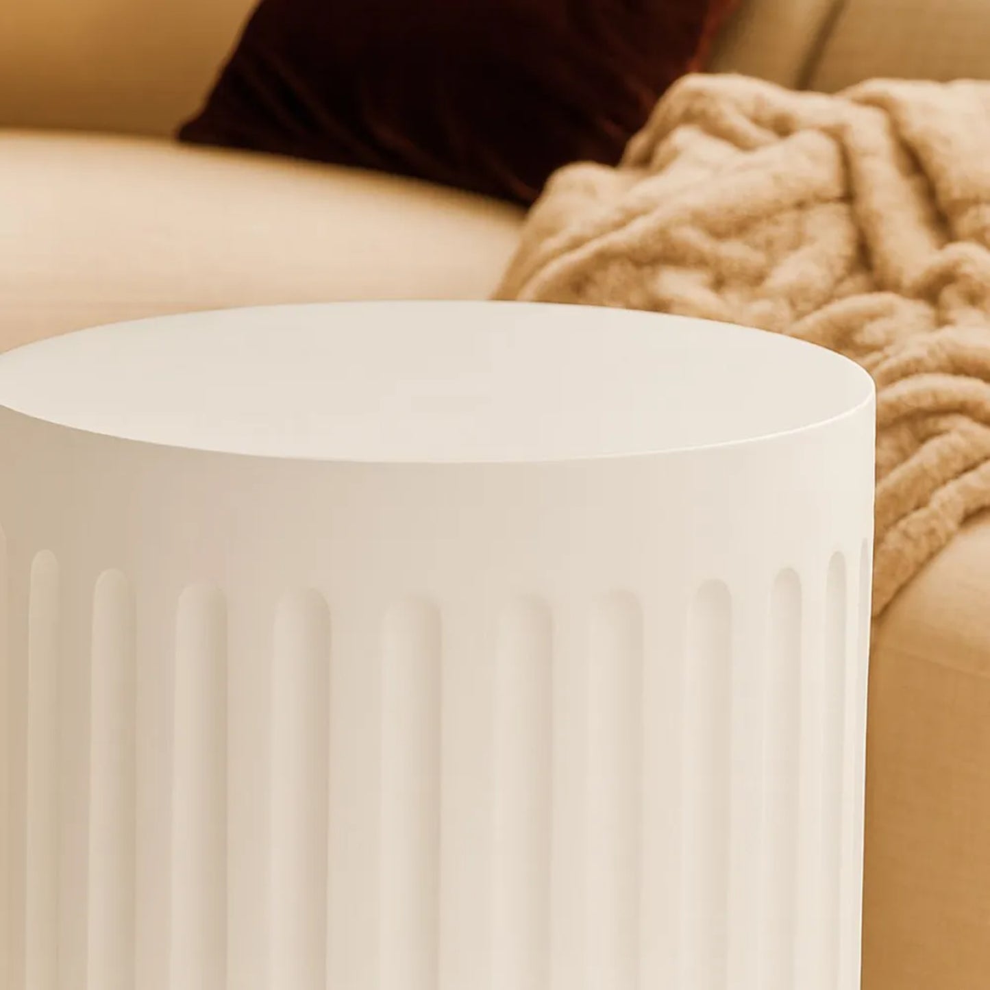 Caleb Sculptural Side Table