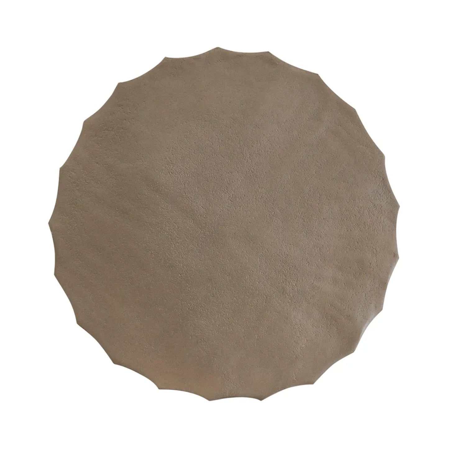 Calloway Sculptural Side Table - Antique Gold