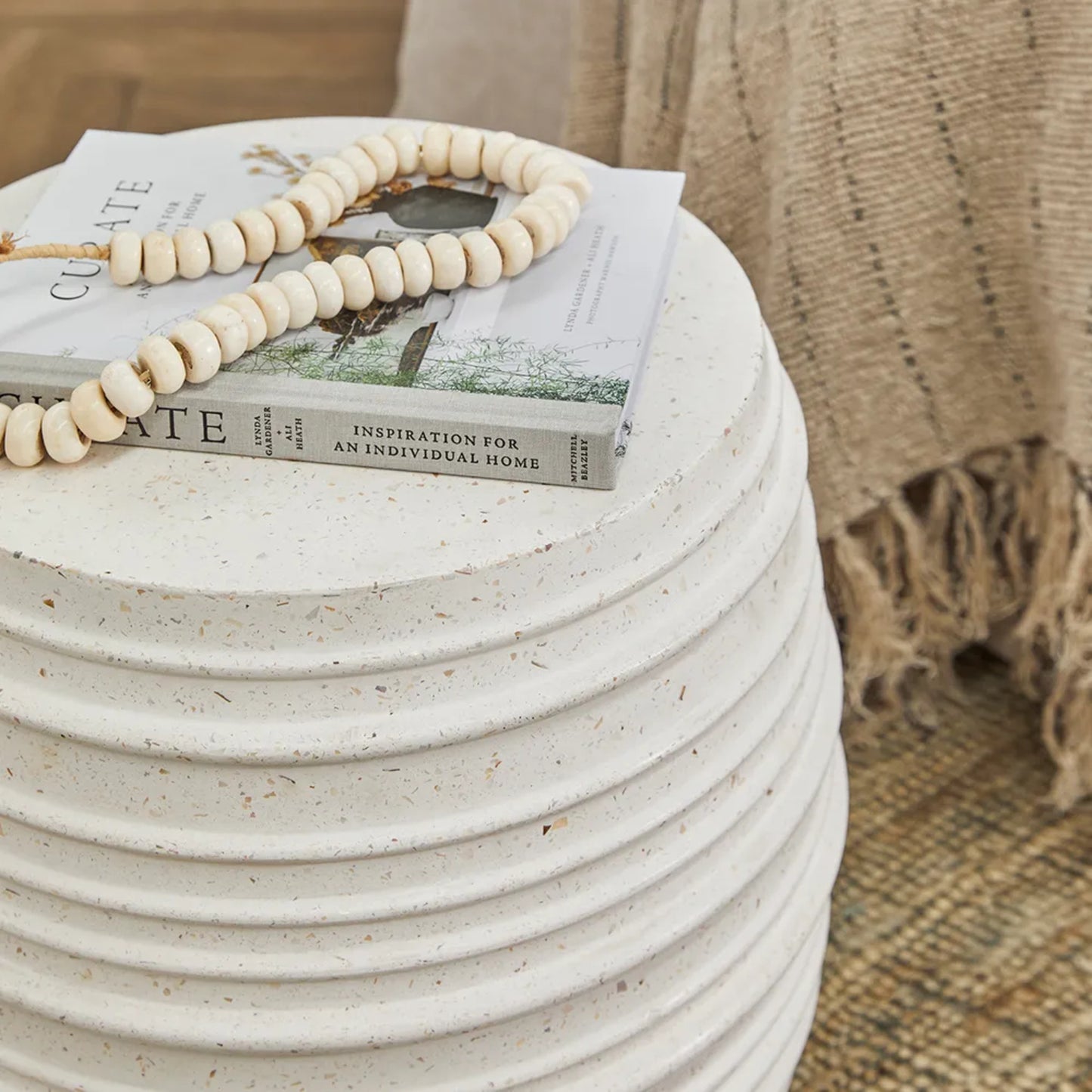 Casa Round Concrete Stool