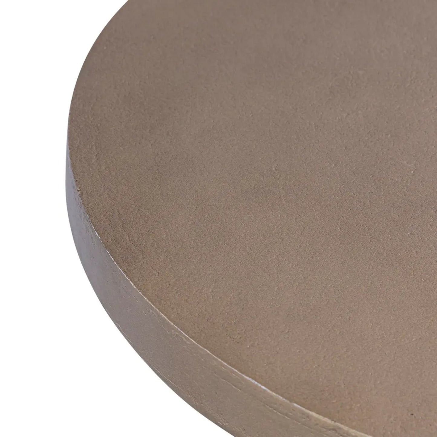 Chapman Round Sculptural Side Table - Antique Gold