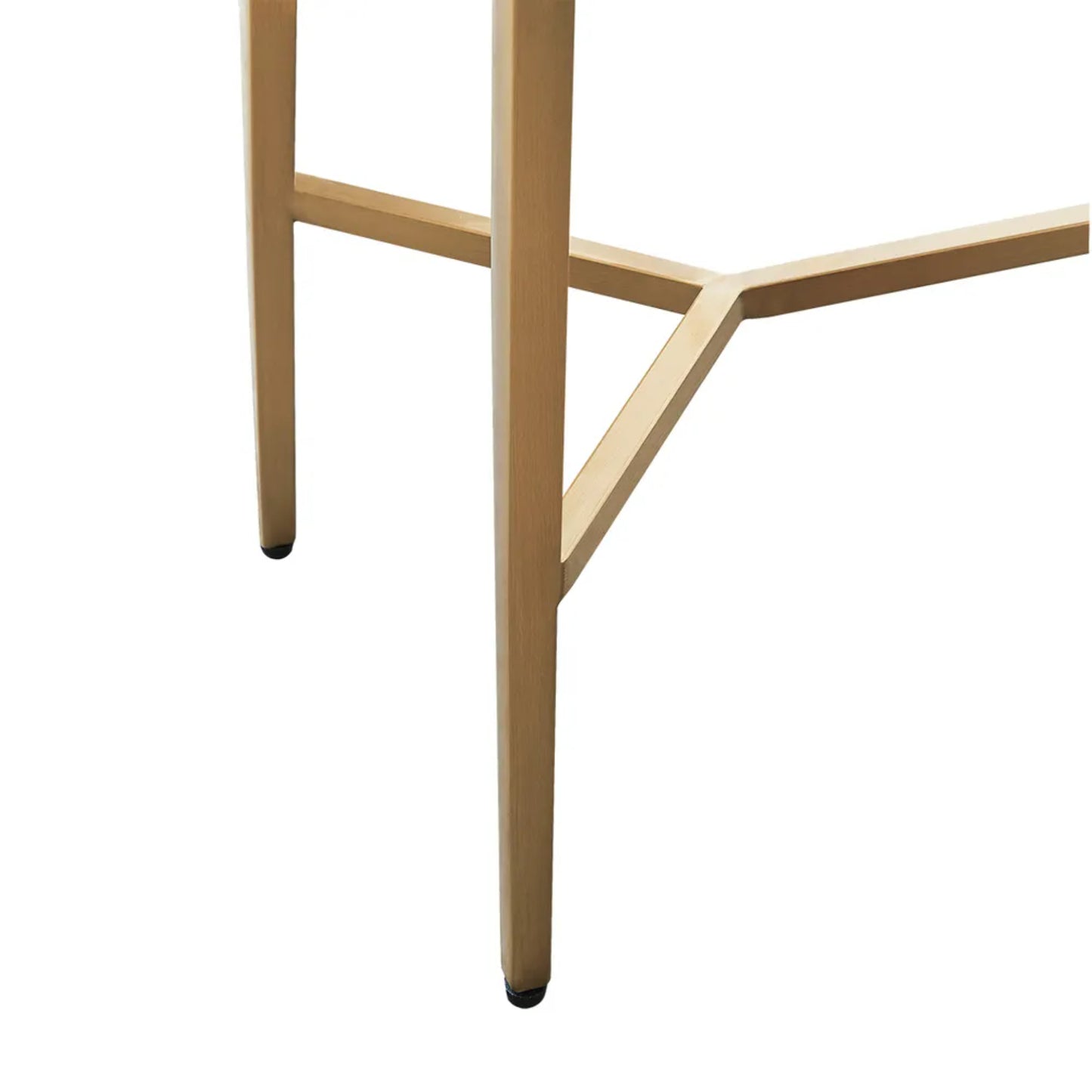 Chloe Large Timber Console Table - Gold