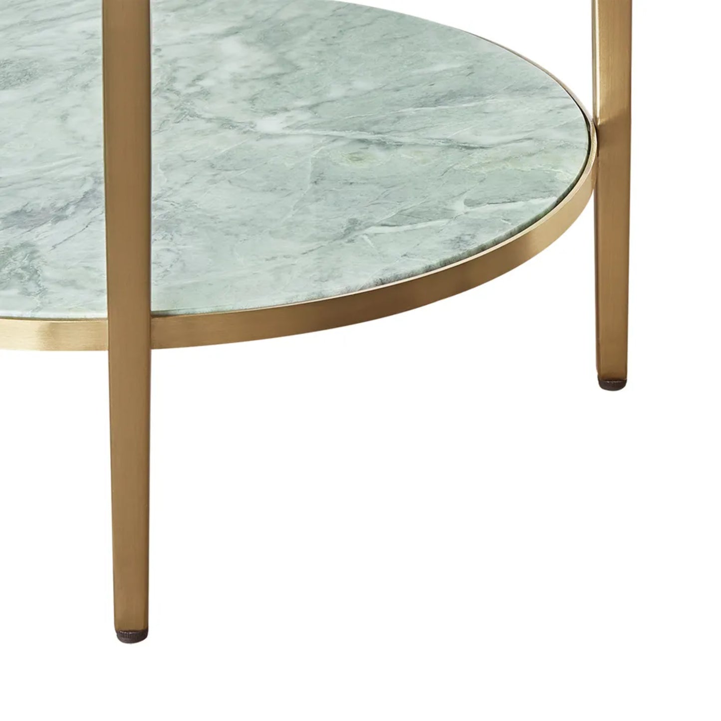 Chloe Round Jade Marble Side Table