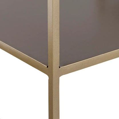 Elliot Aluminium Console Table - Antique Gold