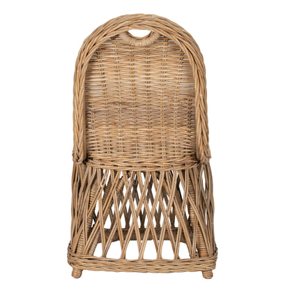 Isabel Rattan Outdoor Dining Chair Set of 2