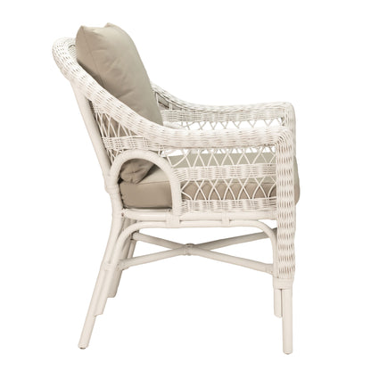 Kingston 3pc Rattan Outdoor Table & Chair Set