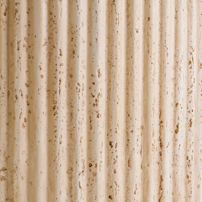 Kos Fluted Stone Side Table