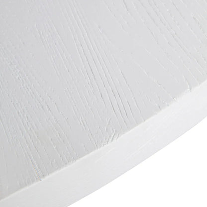 Leeton 1.5m Oak Round Dining Table - White