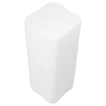 Lucca Large Concrete Plinth - White