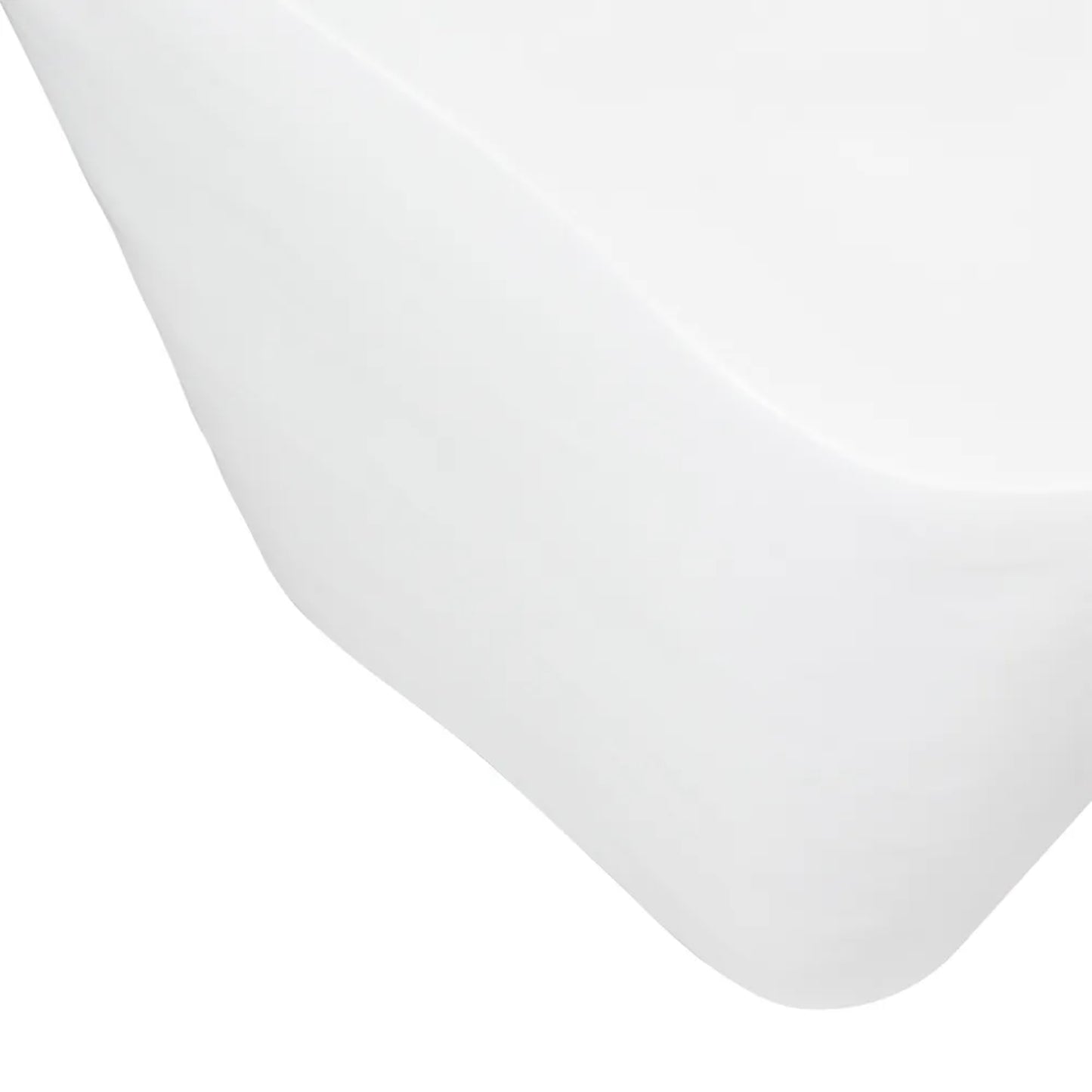 Lucca Medium Concrete Plinth - White