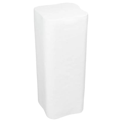 Lucca Medium Concrete Plinth - White