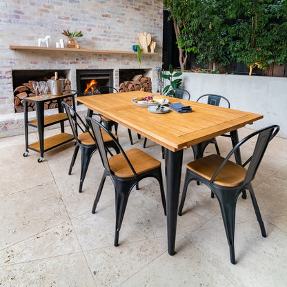 Lyon 3-Tier Outdoor Serving Trolley