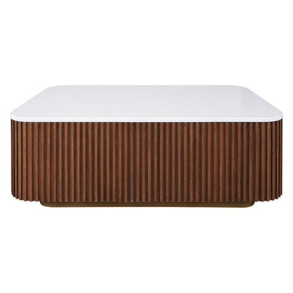 Mason Rectangle Marble Top Coffee Table