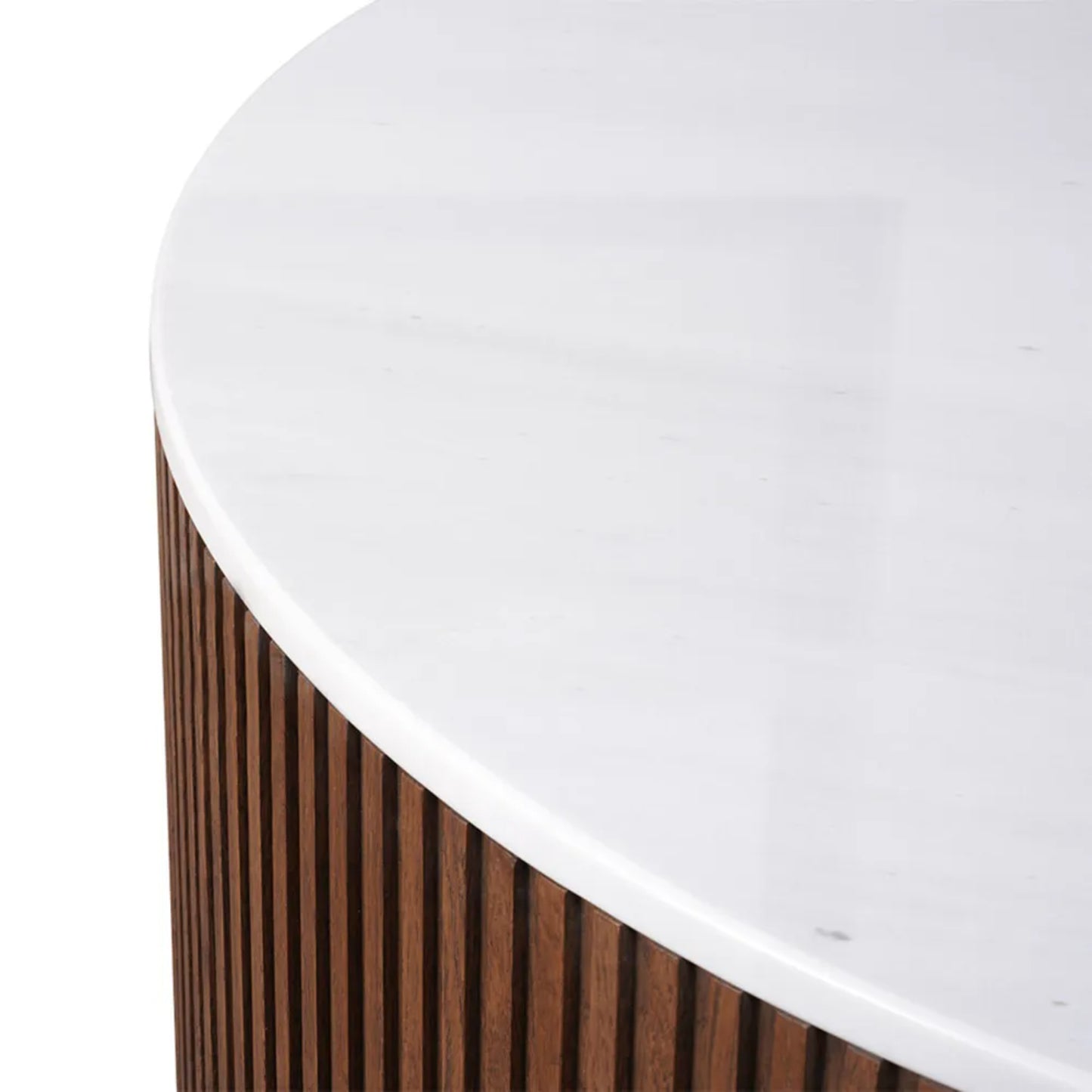 Mason Large Round Marble Top Coffee Table