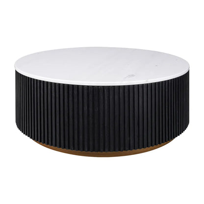 Mason Medium Round Marble Top Coffee Table