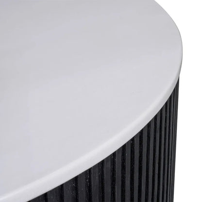 Mason Large Round Marble Top Coffee Table