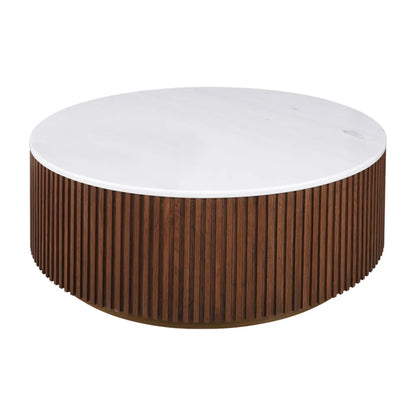 Mason Medium Round Marble Top Coffee Table