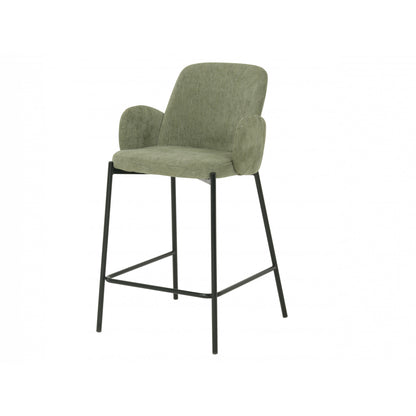 Nice Knit Fabric Bar Stool Set of 2