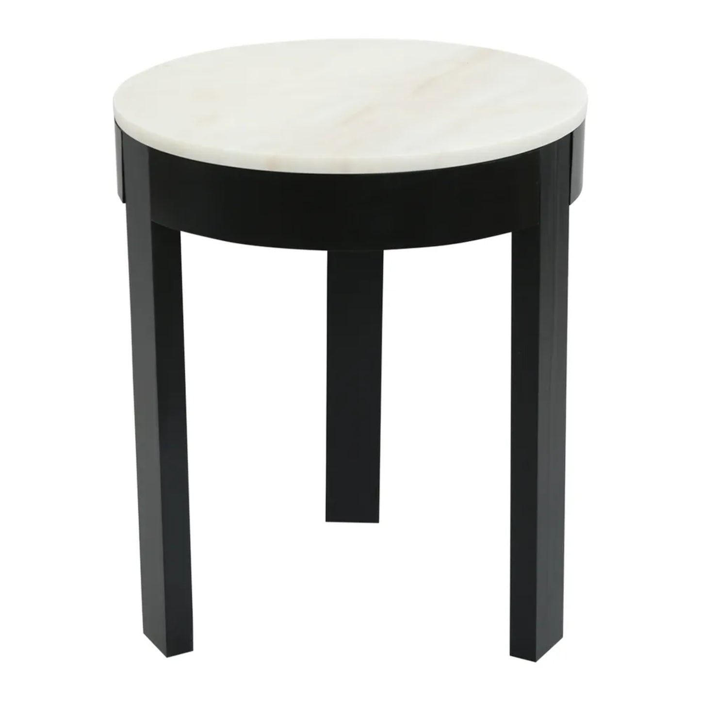 Oliver Large Round Marble Side Table