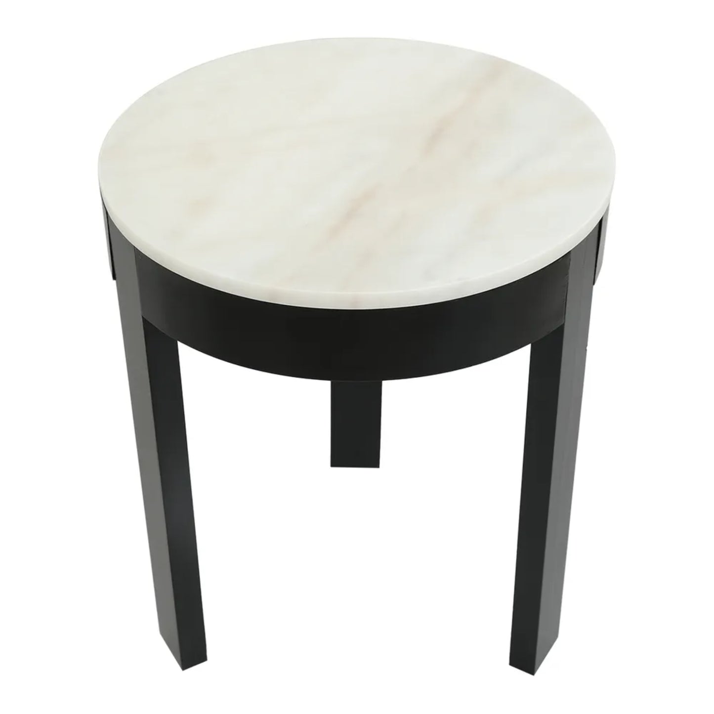 Oliver Large Round Marble Side Table
