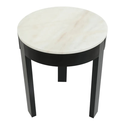 Oliver Large Round Marble Side Table