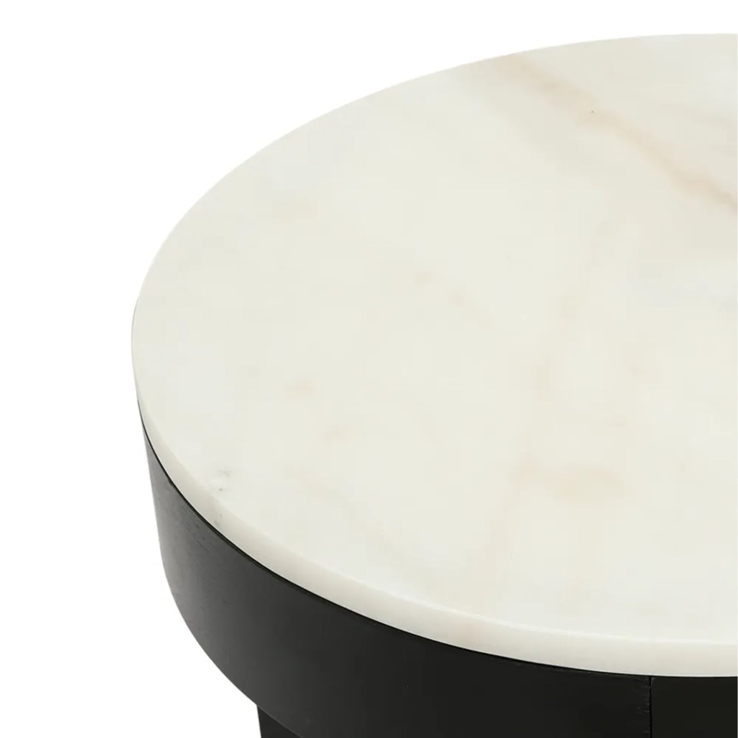 Oliver Large Round Marble Side Table