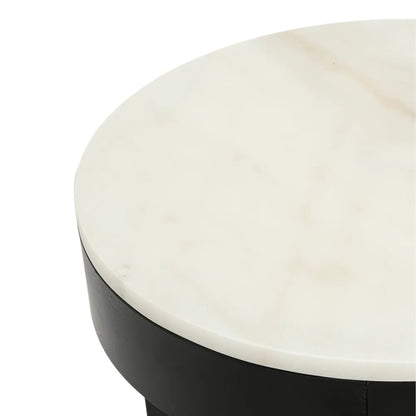 Oliver Large Round Marble Side Table