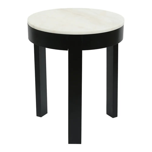 Oliver Large Round Marble Side Table