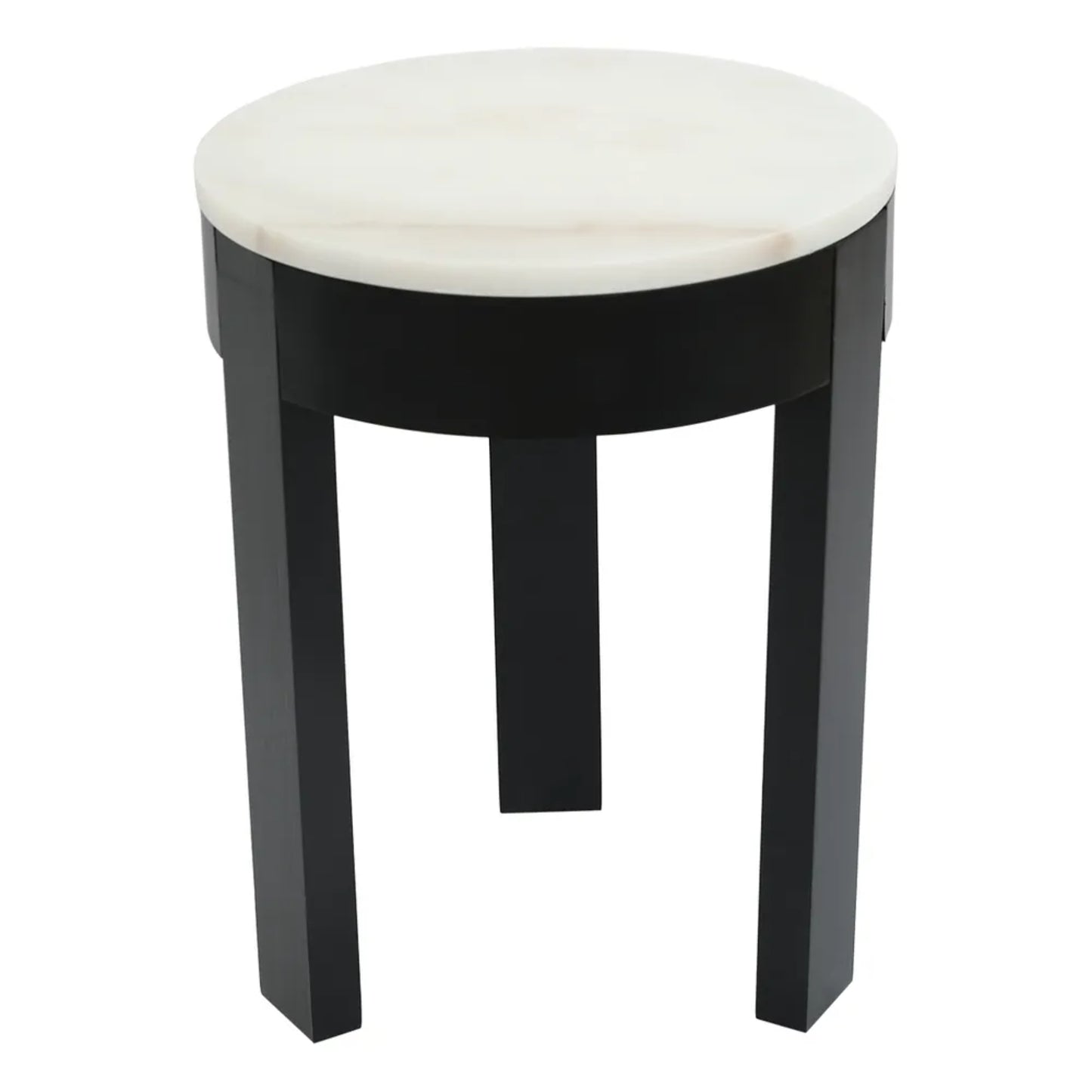 Oliver Small Round Marble Side Table