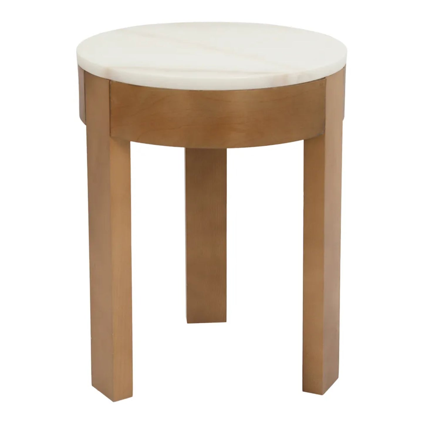 Oliver Small Round Marble Side Table