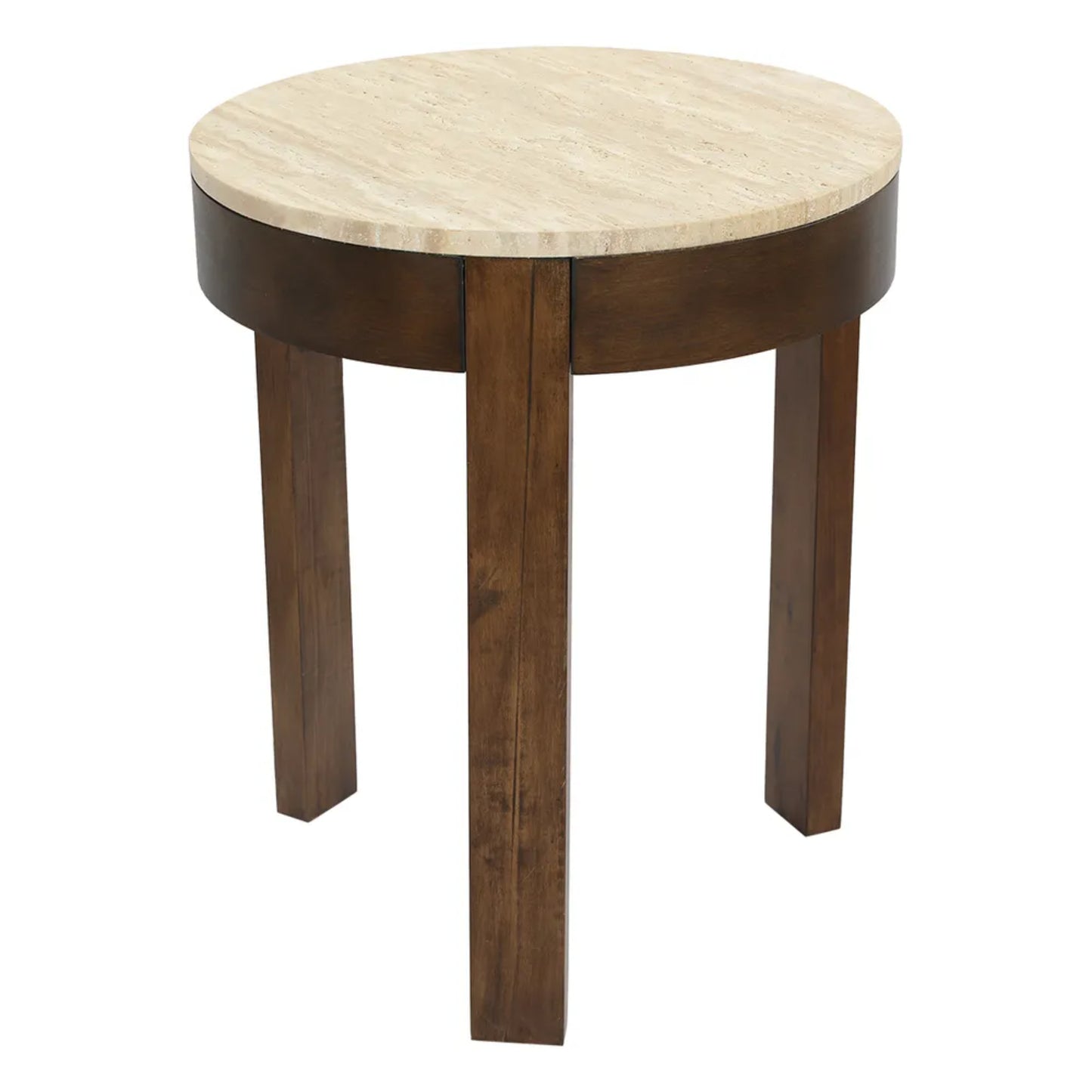 Oliver Large Round Marble Side Table