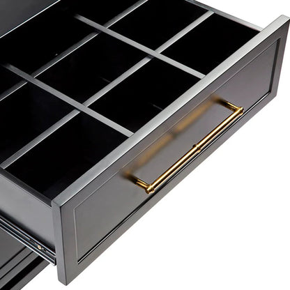 Pearl Large Three Drawer Bedside Table Bedside Table Cafe Lighting & Living