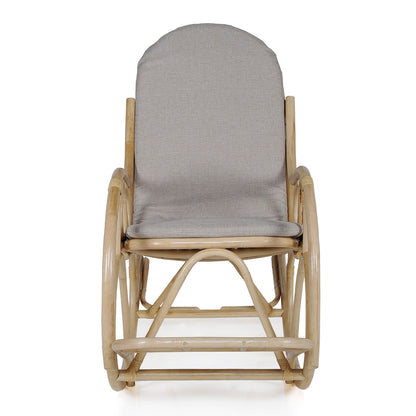 Traditional Smooth Rattan Rocking Chair