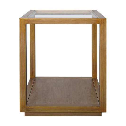 Sadie Medium Oak Square Side Table