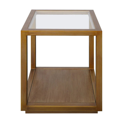 Sadie Medium Oak Square Side Table