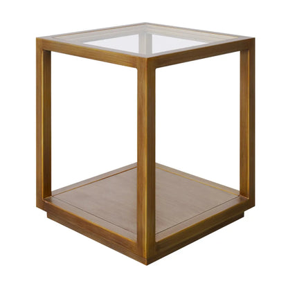 Sadie Medium Oak Square Side Table
