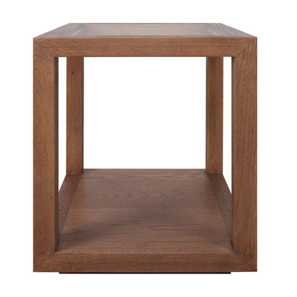 Sadie Medium Oak Square Side Table