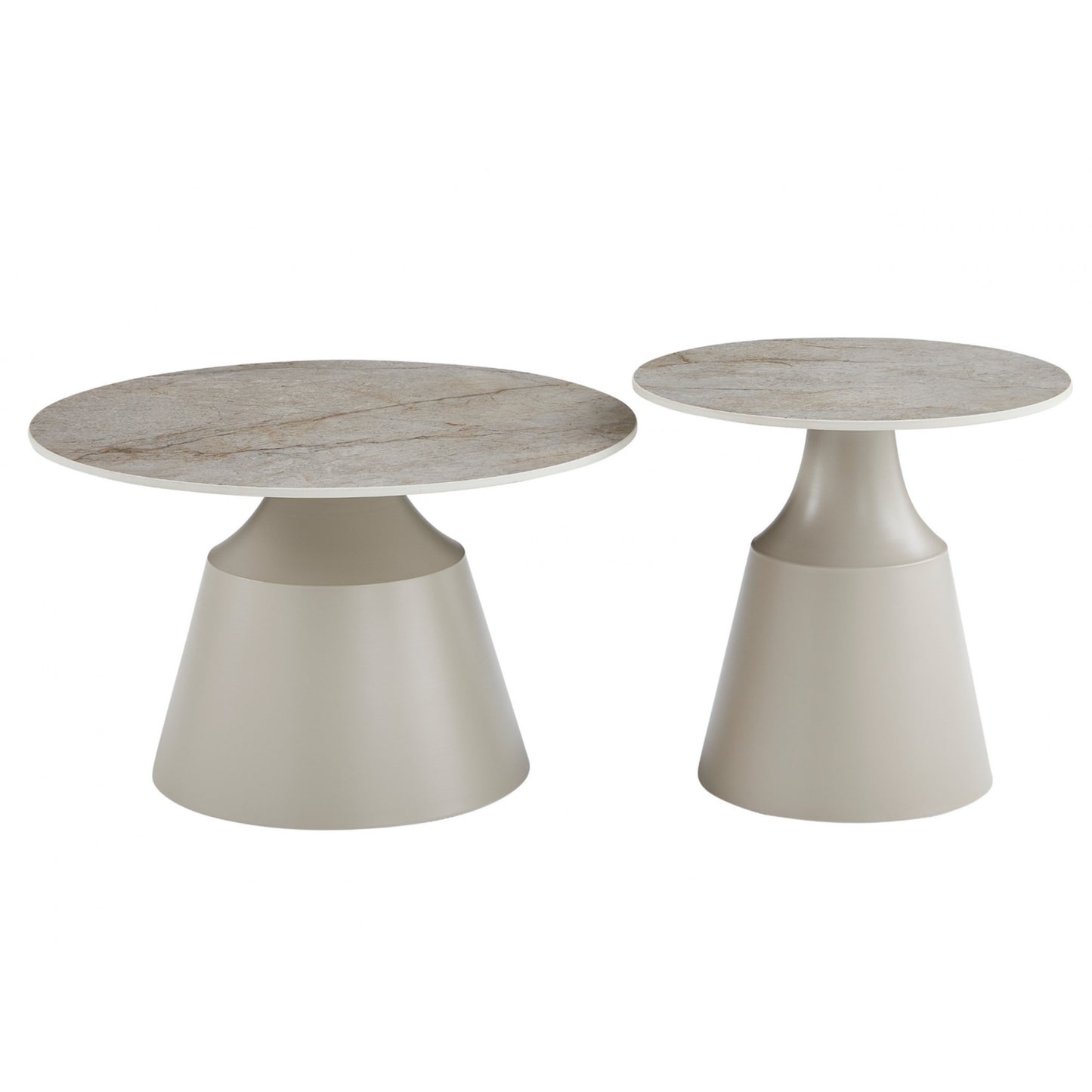 Sahara Ceramic Nesting Coffee Table Set