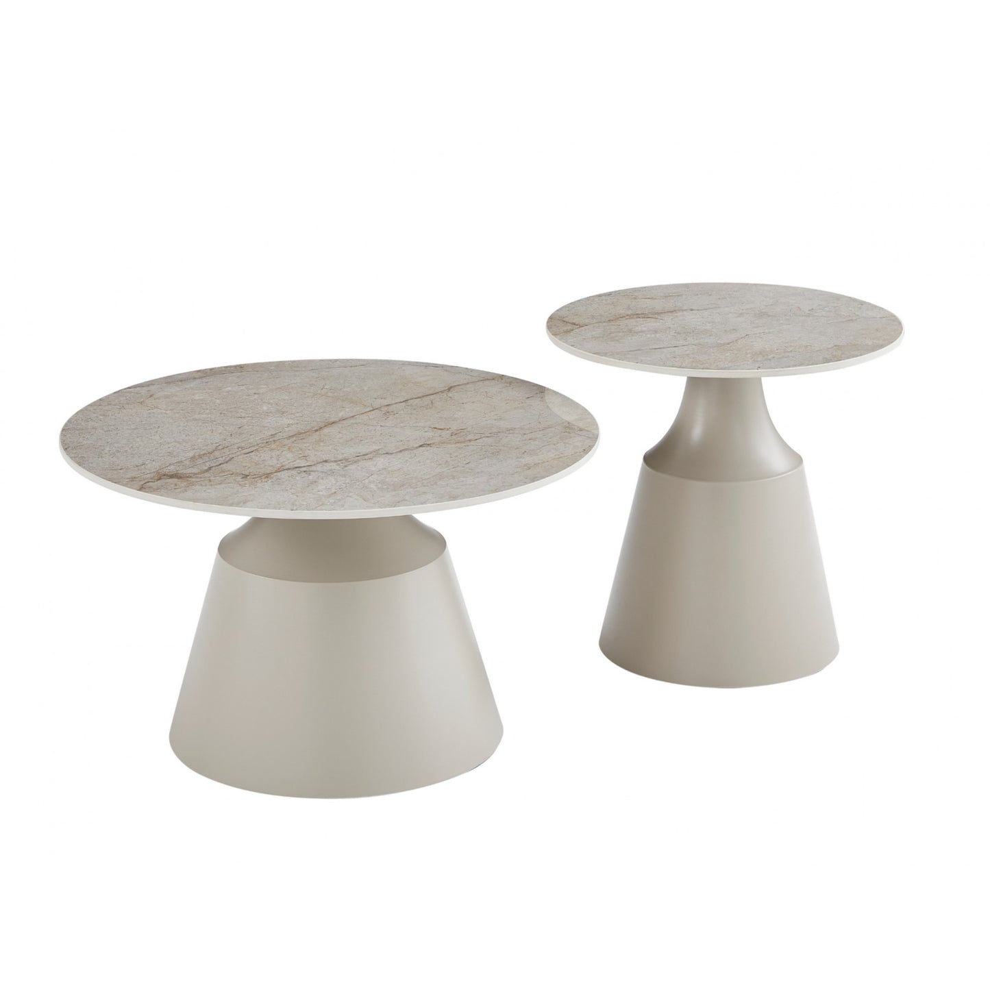 Sahara Ceramic Nesting Coffee Table Set