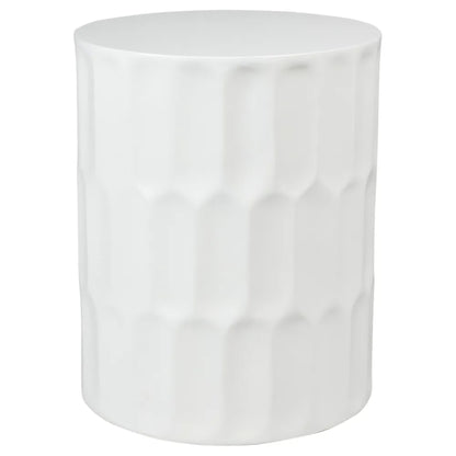 Siena Carved Concrete Side Table