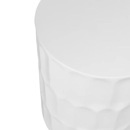 Siena Carved Concrete Side Table