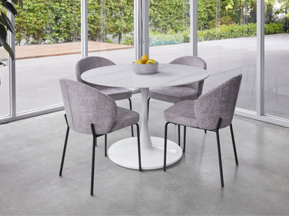 Sofia Boucle Fabric Dining Chair Set of 2