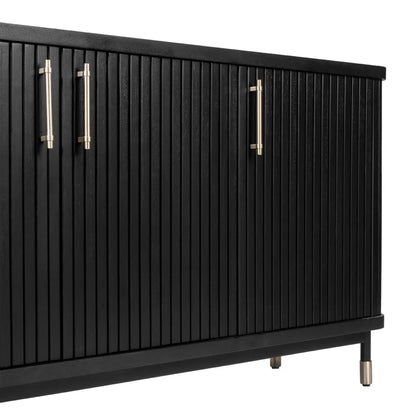 Sophia Fluted Door Wooden Buffet Table
